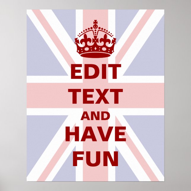 Fügen Sie hier Ihren eigenen Text hinzu! Poster (Vorne)