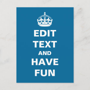 Fügen Sie hier Ihren eigenen Text hinzu! Postkarte