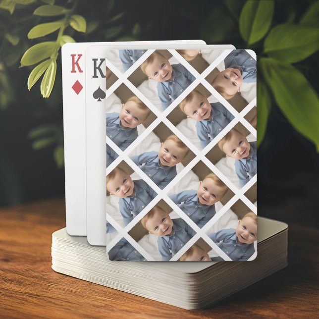Fügen Sie Ihr 1 Foto hinzu, um ein Muster zu erste Spielkarten (Custom Poker Playing Cards)