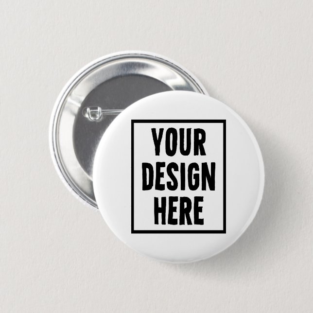 Fügen Sie Ihr Design hier ein Button (Vorne & Hinten)