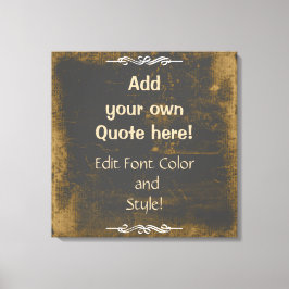 Fügen Sie Ihr eigenes Angebot hinzu! Papptextur Leinwanddruck