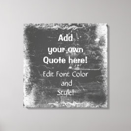 Fügen Sie Ihr eigenes Angebot hinzu! Weißer Rahmen Leinwanddruck