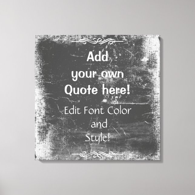 Fügen Sie Ihr eigenes Angebot hinzu! Weißer Rahmen Leinwanddruck (Vorderseite)