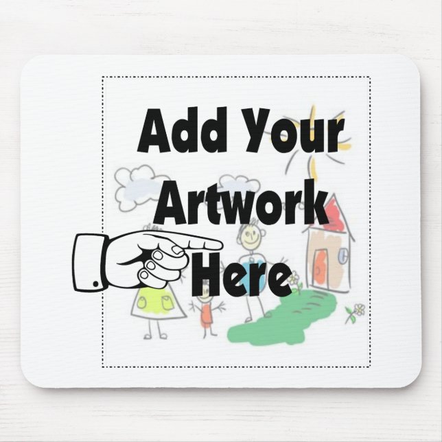 Fügen Sie Ihr eigenes Artwork oder Kinderwerk für  Mousepad (Vorne)