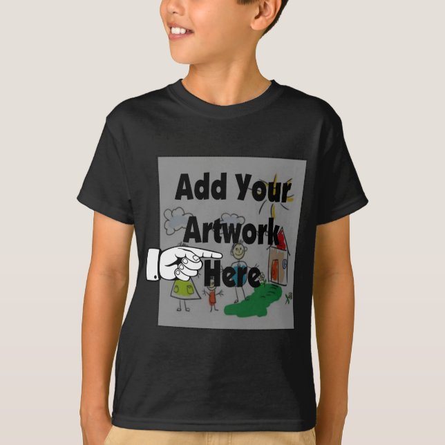 Fügen Sie Ihr eigenes Artwork oder Kinderwerk für  T-Shirt (Vorderseite)