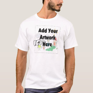 Fügen Sie Ihr eigenes Artwork oder Kinderwerk für T-Shirt