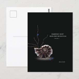 Fügen Sie Ihr eigenes Buch-Cover-Autor-Promo Postkarte