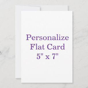 Fügen Sie Ihr eigenes Design hinzu 5" x 7" Standar