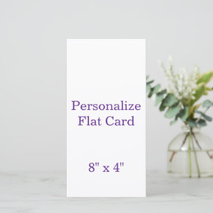 Fügen Sie Ihr eigenes Design hinzu 8" x 4" Standar