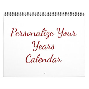 Fügen Sie Ihr eigenes Design hinzu Nächstes Jahr b Kalender