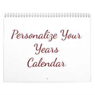 Fügen Sie Ihr eigenes Design hinzu Nächstes Jahr i Kalender