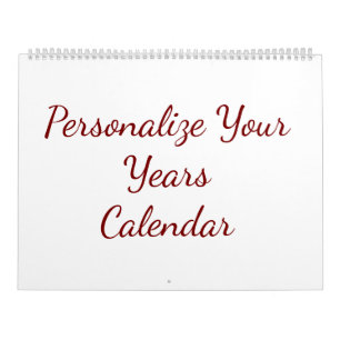 Fügen Sie Ihr eigenes Design hinzu Zweite Seite G Kalender
