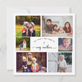 Fügen Sie Ihr eigenes Foto Collage Mother Best Mam