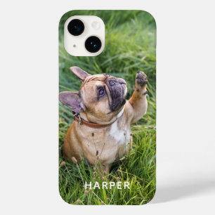 Fügen Sie Ihr eigenes Foto Hund personalisierter N Case-Mate iPhone 14 Hülle