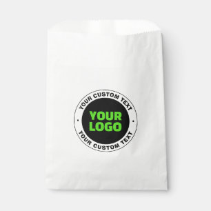 Fügen Sie Ihr eigenes Geschäft-Logo oder ein hochg Geschenktütchen