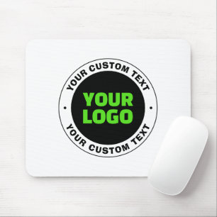 Fügen Sie Ihr eigenes Geschäftslogo oder ein hochg Mousepad