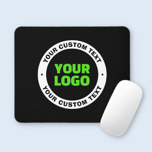 Fügen Sie Ihr eigenes Geschäftslogo oder ein hochg Mousepad