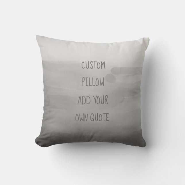 Fügen Sie Ihr eigenes Kissen Aquarellfarben-Design (Vorderseite)