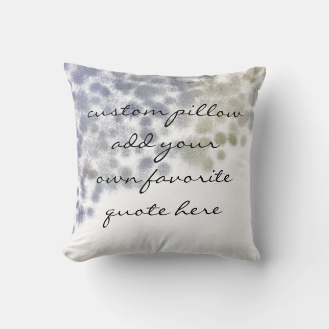 Fügen Sie Ihr eigenes Kissen für Ihre individuelle (Vorderseite)