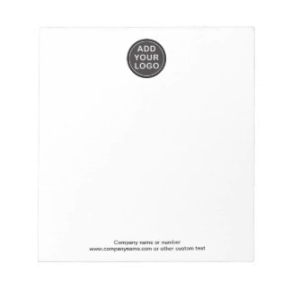 Fügen Sie Ihr eigenes Logo für Ihr individuelles G Notizblock