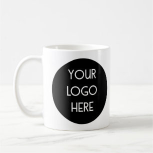 Fügen Sie Ihr eigenes Logo hinzu Kaffeetasse