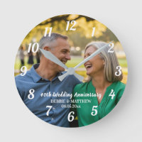 Fügen Sie Ihr eigenes Paar-Foto 40. Hochzeitstag h