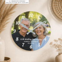 Fügen Sie Ihr eigenes Paar-Foto 55. Hochzeitstag h