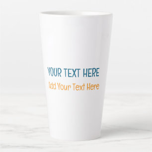 Fügen Sie Ihr eigenes Textslogan Minimalistisch Mo Milchtasse