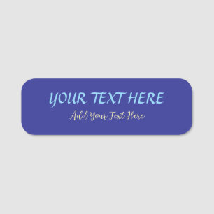 Fügen Sie Ihr eigenes Textslogan Minimalistisch Mo Namensschild