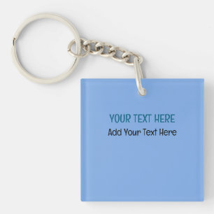 Fügen Sie Ihr eigenes Textslogan Minimalistisch Mo Schlüsselanhänger