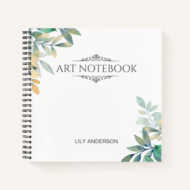 Fügen Sie Ihr eigenes Thema und Ihren Namen mit de Notizbuch (Vorderseite)