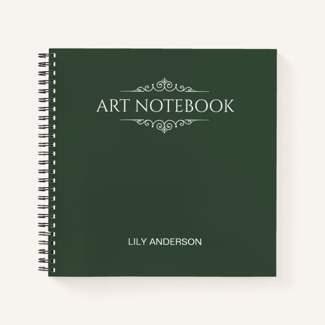 Fügen Sie Ihr eigenes Thema und Ihren Namen mit de Notizbuch (Vorderseite)