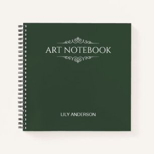 Fügen Sie Ihr eigenes Thema und Ihren Namen mit de Notizbuch