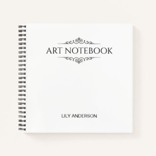 Fügen Sie Ihr eigenes Thema und Ihren Namen mit de Notizbuch