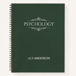 Fügen Sie Ihr eigenes Thema und Ihren Namen mit de Notizbuch