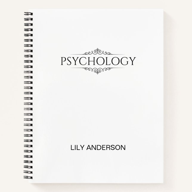 Fügen Sie Ihr eigenes Thema und Ihren Namen mit de Notizbuch (Vorderseite)