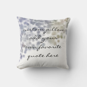 fügen Sie Ihr eigenes Zitatkissen für Kissen