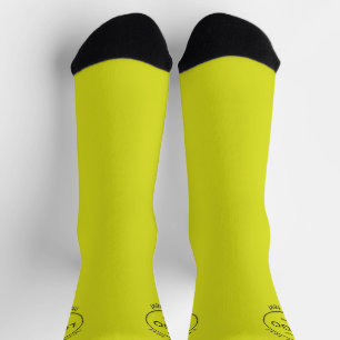 Fügen Sie Ihr Firmen Geschäftsshop-Logo Citrus Isl Socken