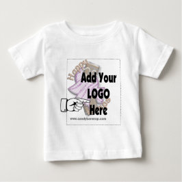 Fügen Sie Ihr FirmenLOGO als Kunden- oder Mitarbei Baby T-shirt