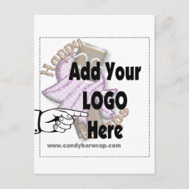 Fügen Sie Ihr FirmenLOGO hinzu Postkarte