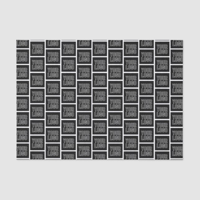 Fügen Sie Ihr Firmenlogo, Ihr Foto oder Ihr Hochla Seidenpapier (Vorderseite)