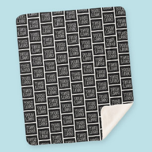 Fügen Sie Ihr Firmenlogo, Ihr Foto oder Ihr Hochla Sherpadecke