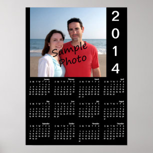 Fügen Sie Ihr Foto 2014 Kalender Poster hinzu