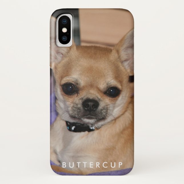 Fügen Sie Ihr Foto Chihuahua iPhone X Fall Case-Mate iPhone Hülle (Rückseite)