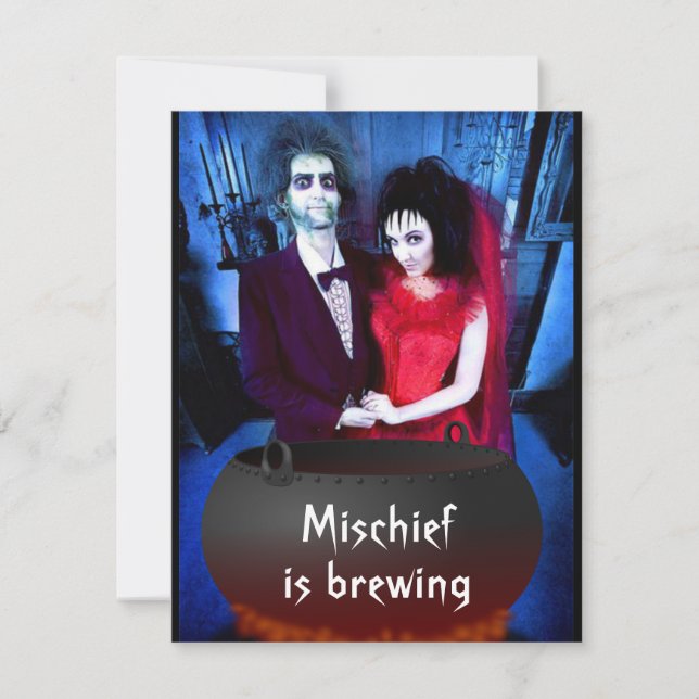 Fügen Sie Ihr Foto Halloween Einladung (Vorderseite)