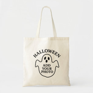 Fügen Sie Ihr Foto Halloween Ghost Totbeutel 🎃 Tragetasche