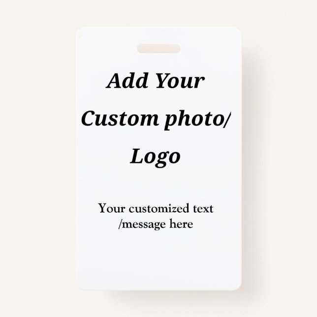 Fügen Sie Ihr Foto-Logo individuell Ihren Text mod Ausweis (Vorderseite)