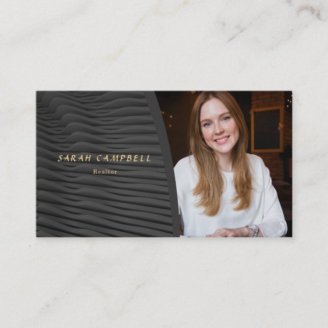 Fügen Sie Ihr Foto Real Anwesen Consultant hinzu Visitenkarte (Vorderseite)