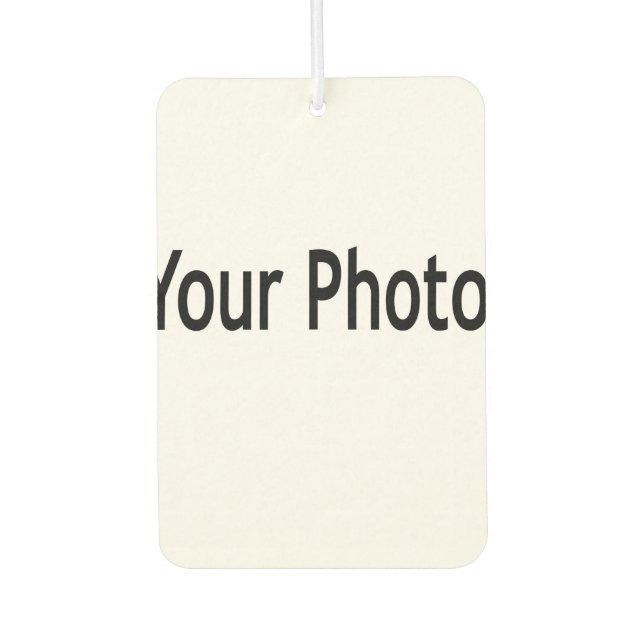 Fügen Sie Ihr Foto zu diesem Friseur hinzu Autolufterfrischer (Vorderseite)