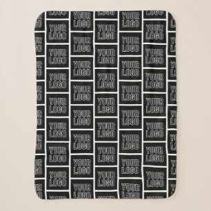 Fügen Sie Ihr Geschäft-Logo, Foto oder hochgeladen Sherpadecke